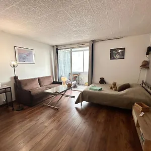  Appartement Studio Climatise Le Flot Bleu Tres Proche Plage, Aéroport, Centre Cial Cap 3000, Port France